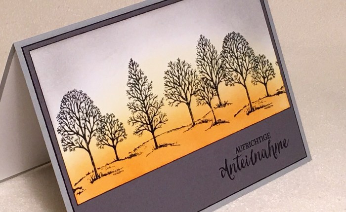 Trauerkarten mit Lovely as a&nbsp;Tree