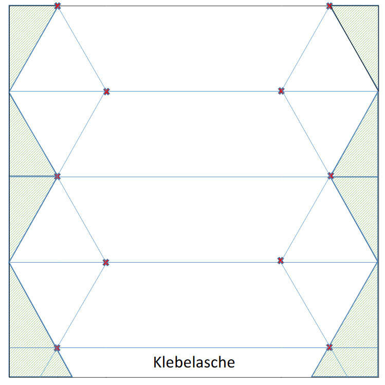 Bild selbstschließende Rautenbox