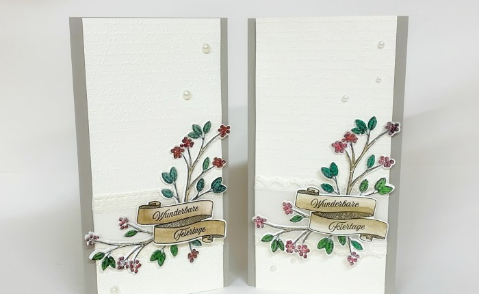 Mit geeisten Zweigen zu Skizze Nr. 12