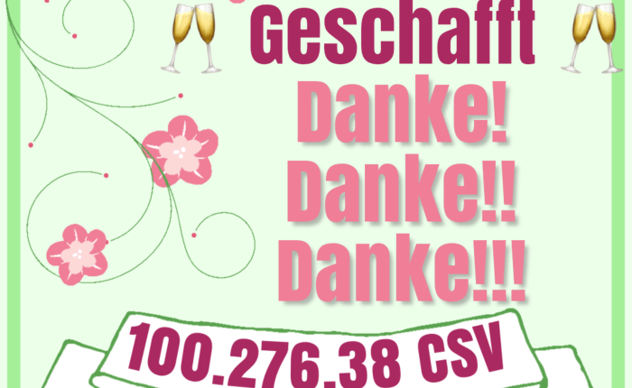 Mein 1. richtiger Meilenstein </strong>🥳<strong>