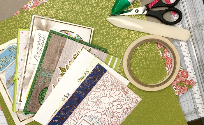 11. Online Basteltreff – Kartenaufbewahrung