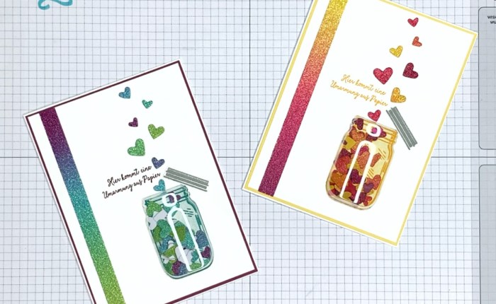 Ein Glas voller Freude…ähm Herzen