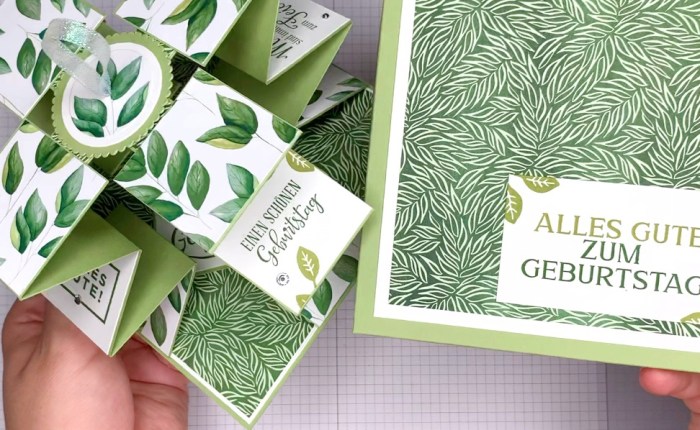 Akkordeon Karte mit Box – 2 in 1&nbsp;Video