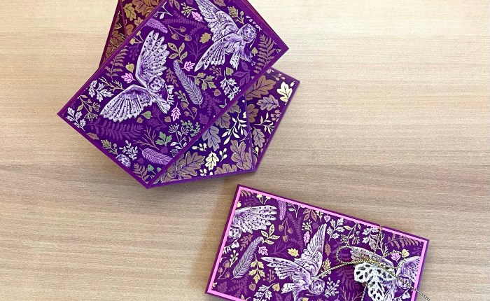 Drehkarte mit Gutscheinfach