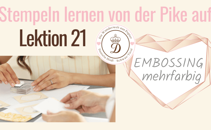 Mehrfarbig Heißprägen – Stempeln lernen von der Pike&nbsp;auf