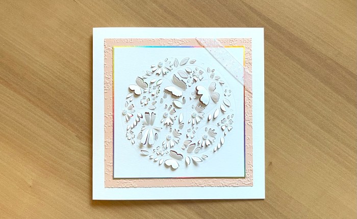 DIY Elegante Karte – weniger ist&nbsp;mehr