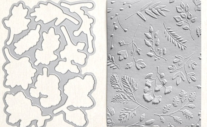 Wie funktioniert das mit der Prägeform und der&nbsp;Blätterstanze?