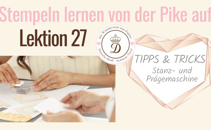 Stempeln lernen von der Pike auf – Prägen mit&nbsp;Silikonmatte