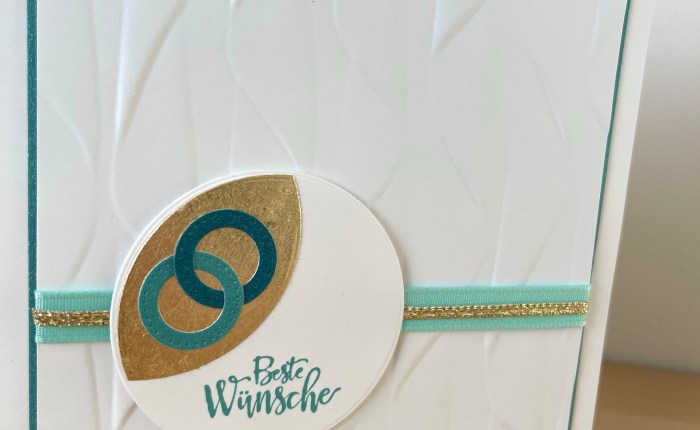 Einfache Hochzeitskarte mit WOW&nbsp;basteln