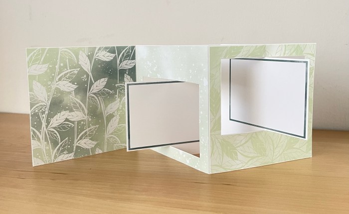 Geheimnisvolle Klappkarte basteln