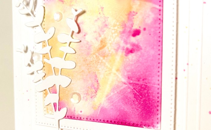 Mit Stampin‘ Blends einen Aquarellhintergrund gestalten