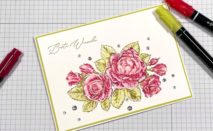 Schnelle und einfache Karte mit Rare&nbsp;Rose