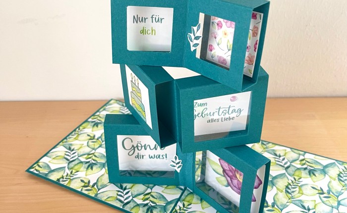 3-fache Doppelrahmen Pop Up&nbsp;Karte