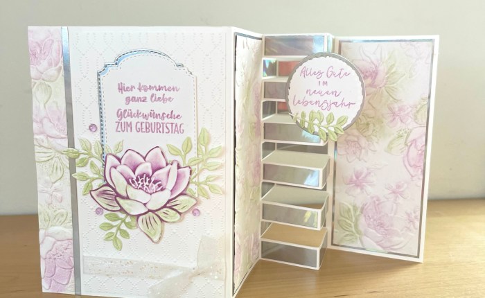 Tinas Karte – Faltkarte mit WOW&nbsp;Effekt