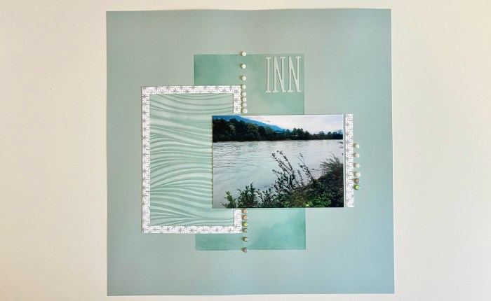 Die 2. Doppelseite mit dem Scrapbook&nbsp;Workshop