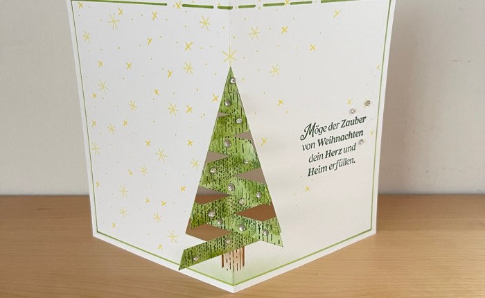 Weihnachtskarte mit extra&nbsp;WOW